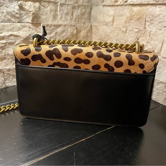 Versace Jeans Couture Animal PrintSignature Structured Medium Shoulder Bag